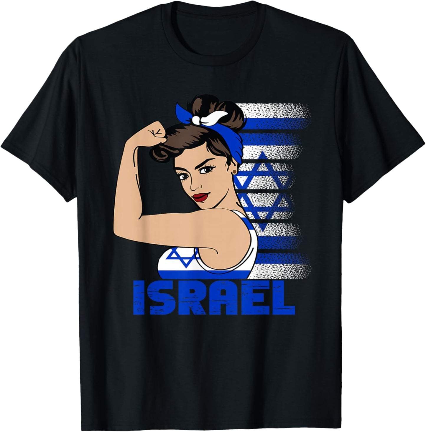 Israeli Girl Israel Girl Chica Israel T-Shirt - T-Shirt | Black