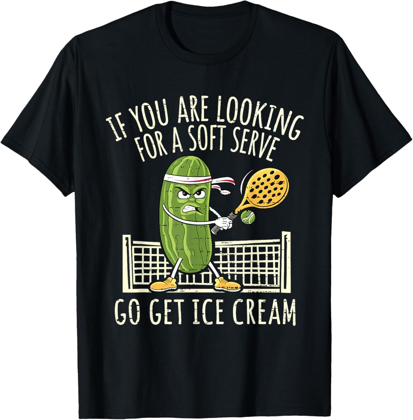 Funny Pickleball Player Paddleball Lover Coach Men Women Kid T-Shirt - T-Shirt | Black
