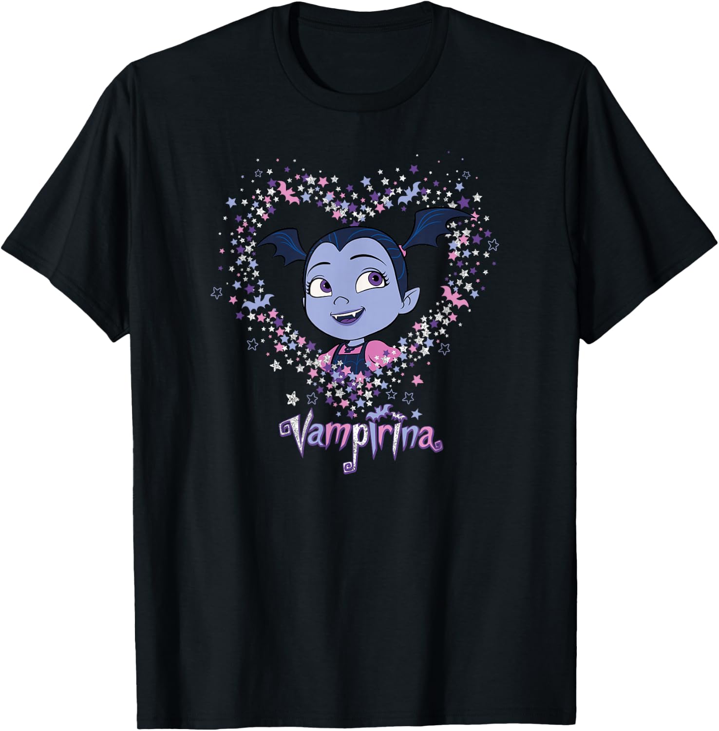 Disney - Vampirina Sparkly Heat T-Shirt - T-Shirt | Black