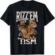 Rizz Em With The Tism Bearded Dragon Autistic Bootleg Rap T-Shirt - T-Shirt | Black