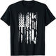 American Flag Woodworking Gift Carpenter Wood Working Small T-Shirt - T-Shirt | Black