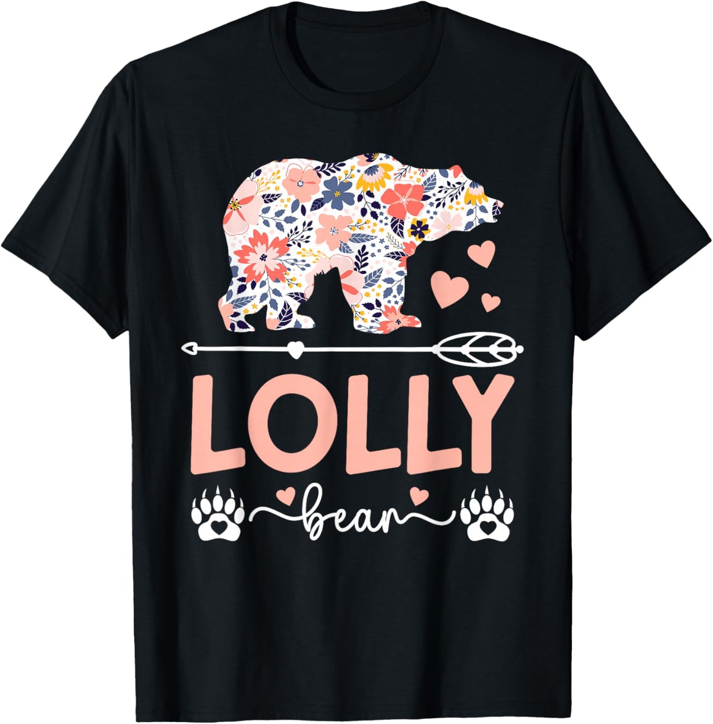 Lolly Bear Lolly Grandma Lolly Grandmother T-Shirt - T-Shirt | Black