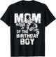 Mom Of The Birthday Boy Dirt Bike Motorcycle T-Shirt - T-Shirt | Black