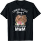 Pomeranian Mom Floral Dog Lovers Women Gift T-Shirt - T-Shirt | Black