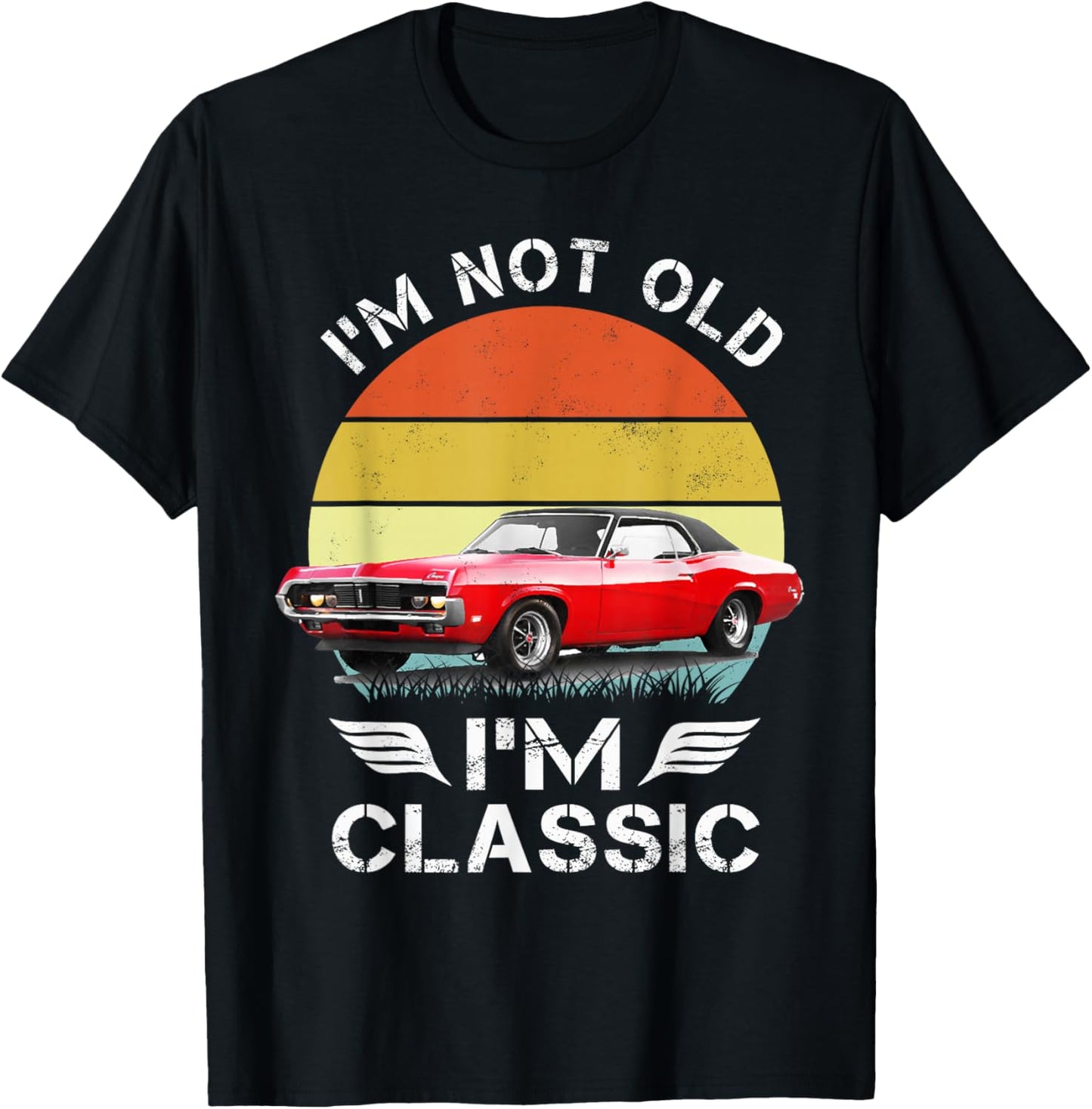 1969 69 Mercury classic Cougar Vinatge cars T-Shirt - T-Shirt | Black