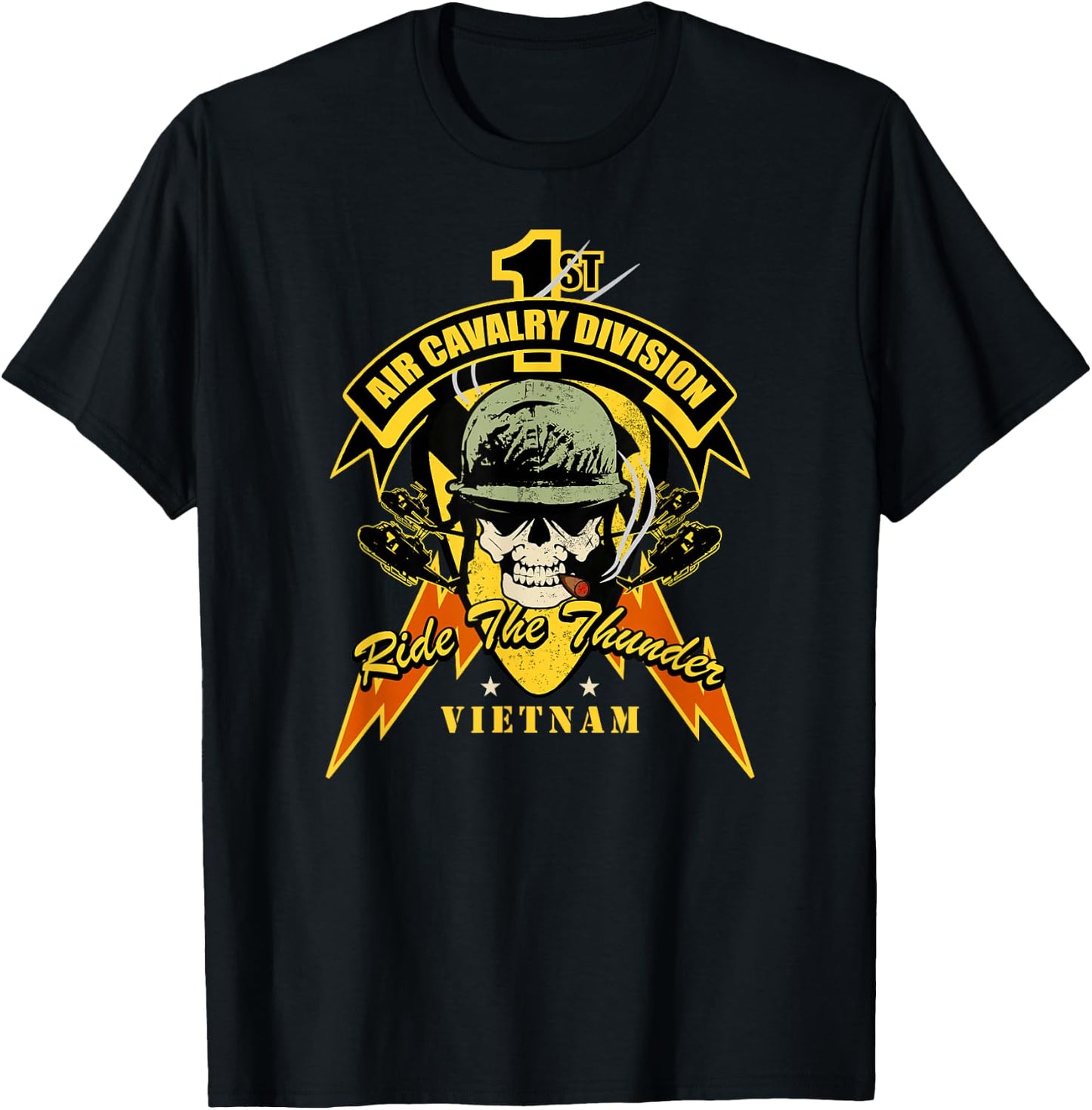 1st Air Cavalry Division T-Shirt - T-Shirt | Black