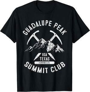 Guadalupe Peak Summit Club I Climbed Guadalupe Peak T-Shirt - T-Shirt | Black