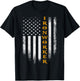 Vintage USA Ironworker American Flag Iron Worker Patriotic T-Shirt - T-Shirt | Black