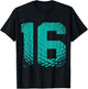 16th Birthday Boy Golf Player Golf 16 Years Old T-Shirt - T-Shirt | Black