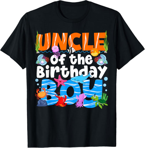 Uncle Under Sea Birthday Party Boys Ocean Sea Animals Themed