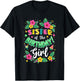 Aloha Hawaii Sister Of The Birthday Girl T-Shirt - T-Shirt | Black