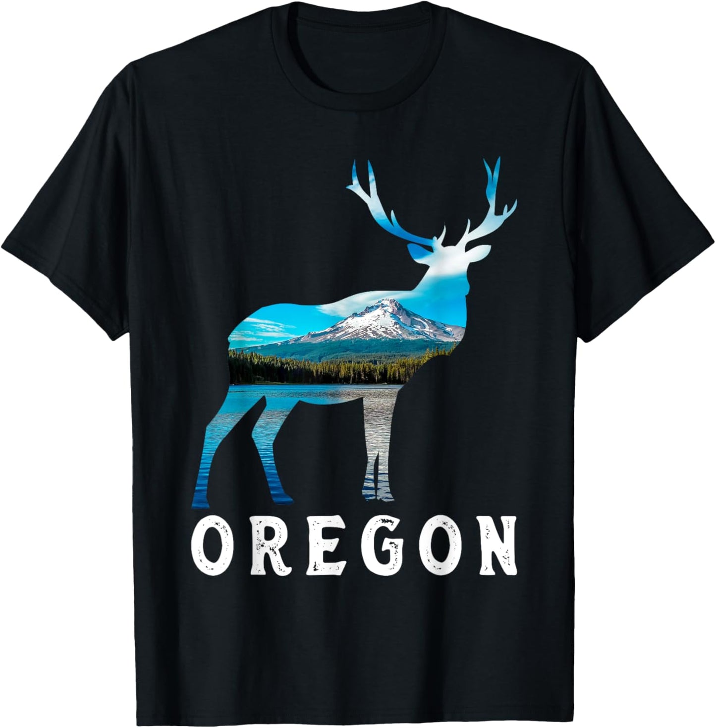 Oregon Lover, Oregon Pride, Visiting Oregon Tourist, Oregon T-Shirt - T-Shirt | Black