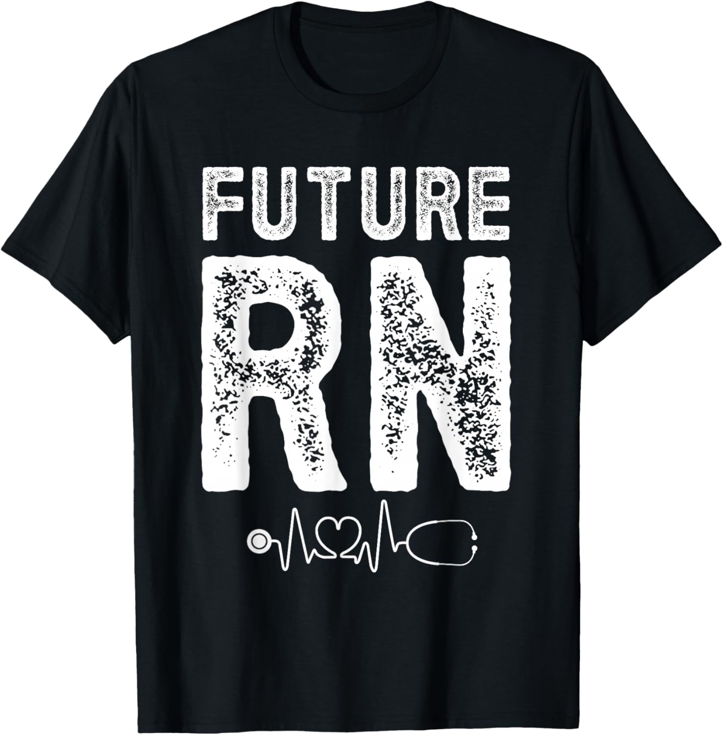 Future RN Nurse Nursing Student Registered Nurse In Training T-Shirt - T-Shirt | Black