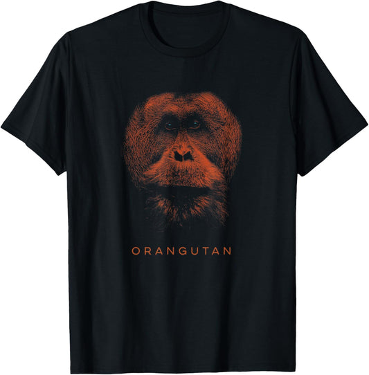 Great Apes, Orangutan, Save the Orangutan, I Love Orangutans T-Shirt - T-Shirt | Black