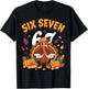 67 Meme Six Seven 67 Shirt Meme Funny Turkey Thanksgiving. T-Shirt - T-Shirt | Black