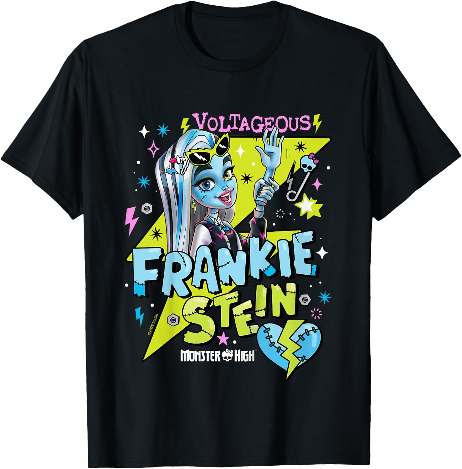 Monster High - Frankiestein Voltageous T-Shirt - T-Shirt | Black