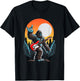 Rock On Sasquatch Rock And Roll Bigfoot Electric Guitar T-Shirt - T-Shirt | Black