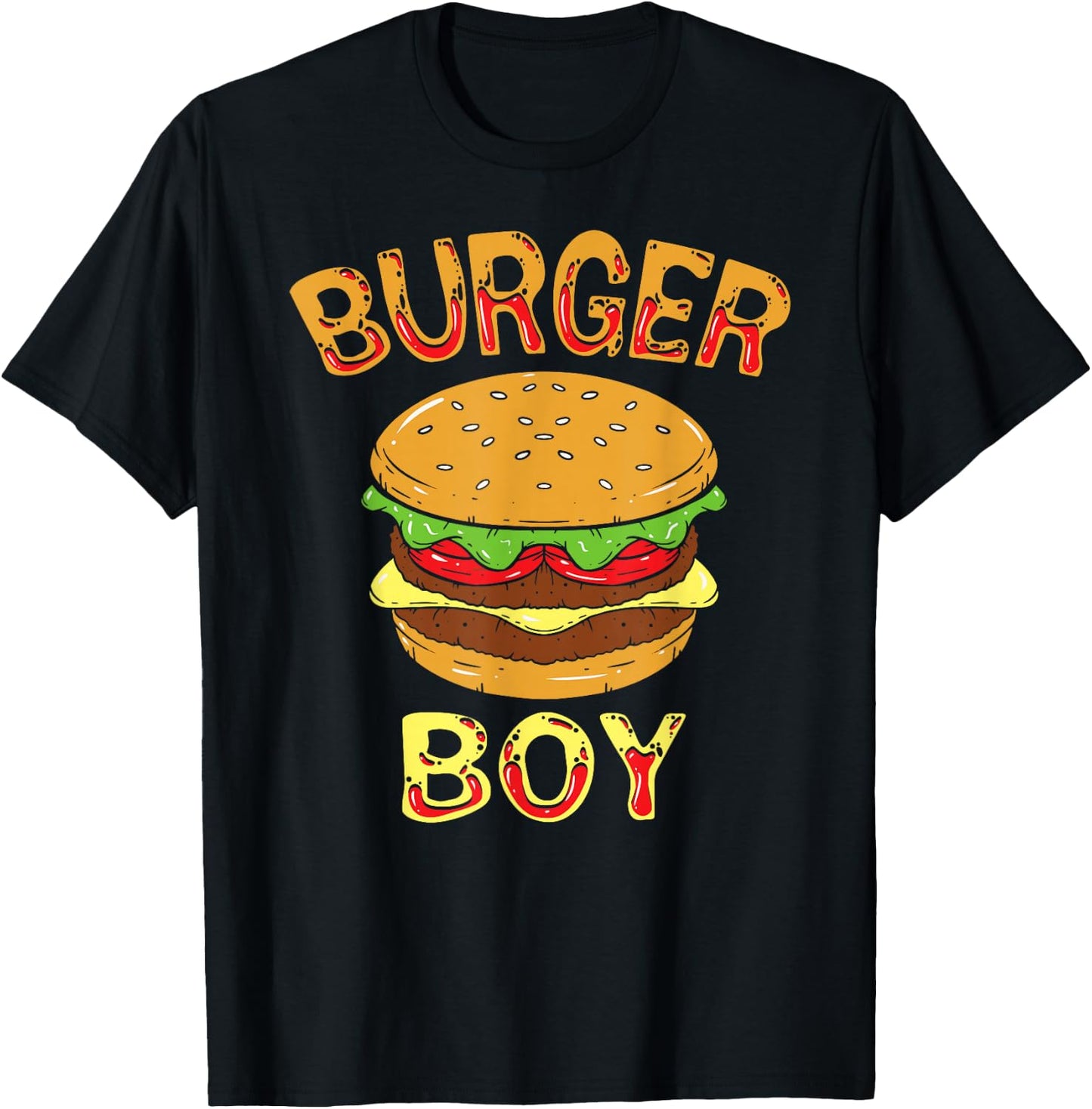Burger Boy T-Shirt - T-Shirt | Black