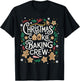 Christmas Cookie Baking Crew Family Christmas X-Mas T-Shirt - T-Shirt | Black