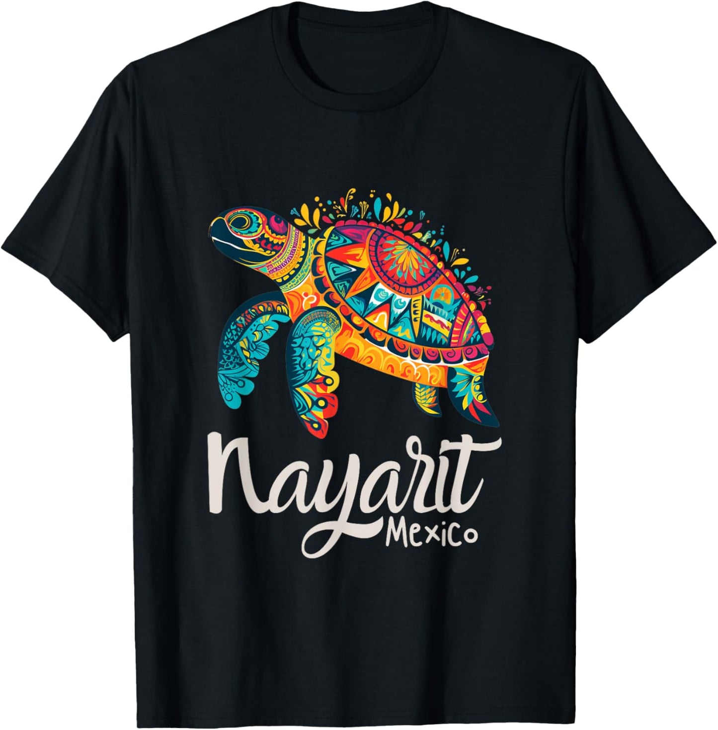 Mexico Nayarit Souvenir / Nayarit T-Shirt - T-Shirt | Black