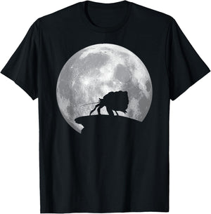 HERMIT CRAB And Moon Vintage Halloween Costume T-Shirt - T-Shirt | Black