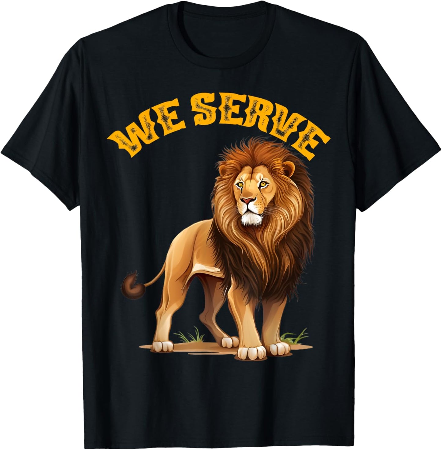 Lions Club member We Serve gift T-Shirt - T-Shirt | Black
