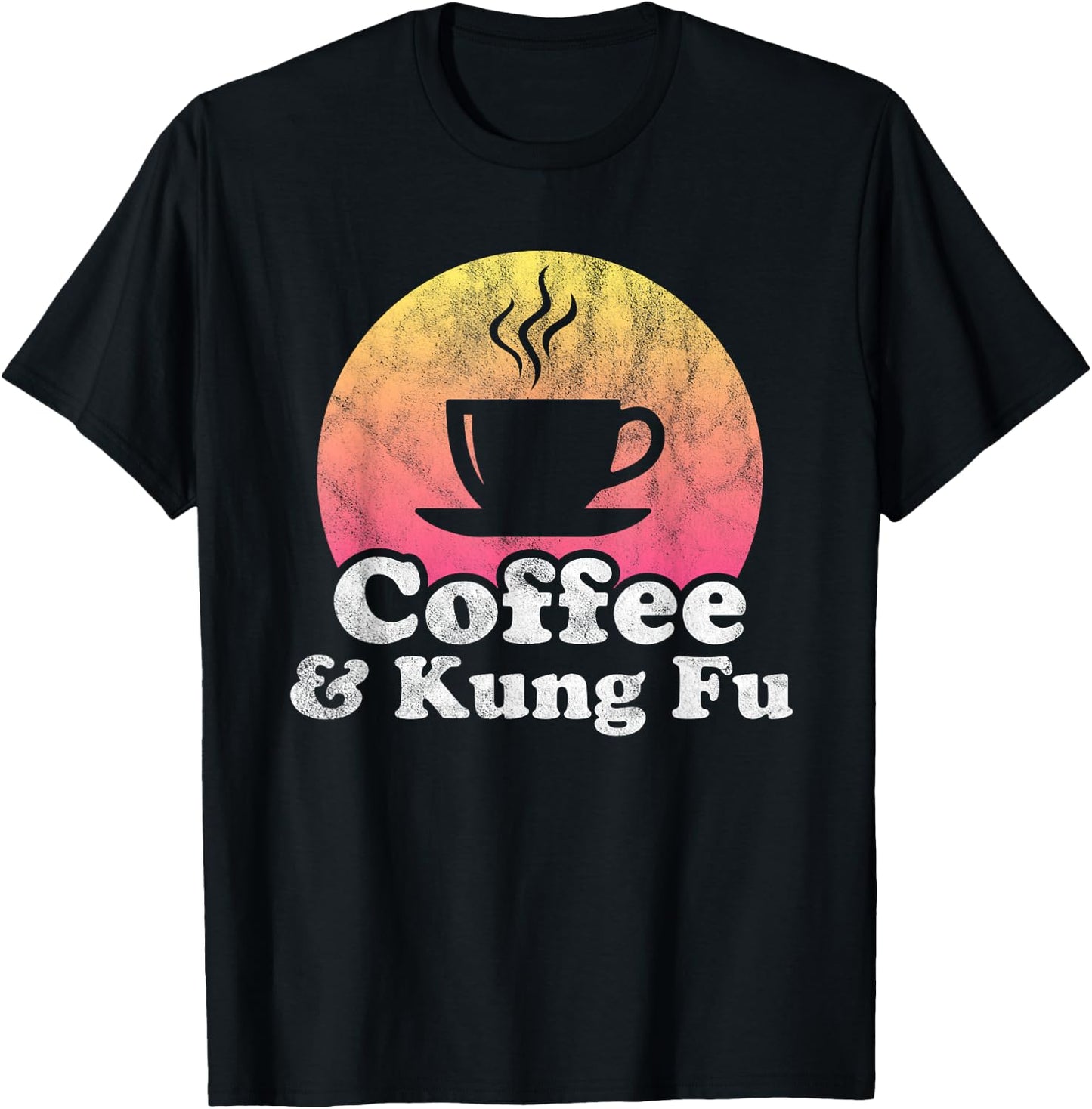 Coffee and Kung Fu T-Shirt - T-Shirt | Black