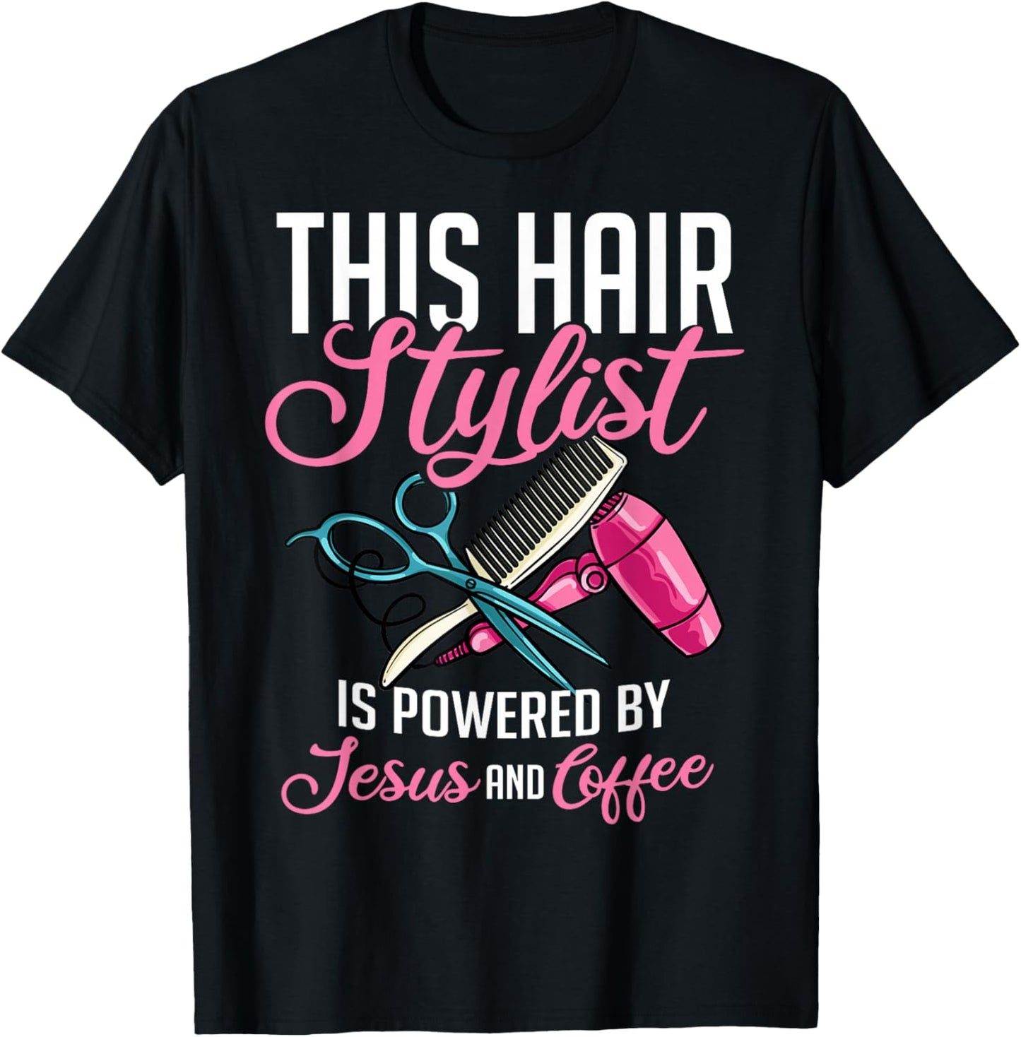 Hairstylist Hairdressing Hairdresser Hair Stylist T-Shirt - T-Shirt | Black