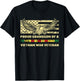 Proud Grandson Of A Vietnam Veteran Military Vets Family T-Shirt - T-Shirt | Black