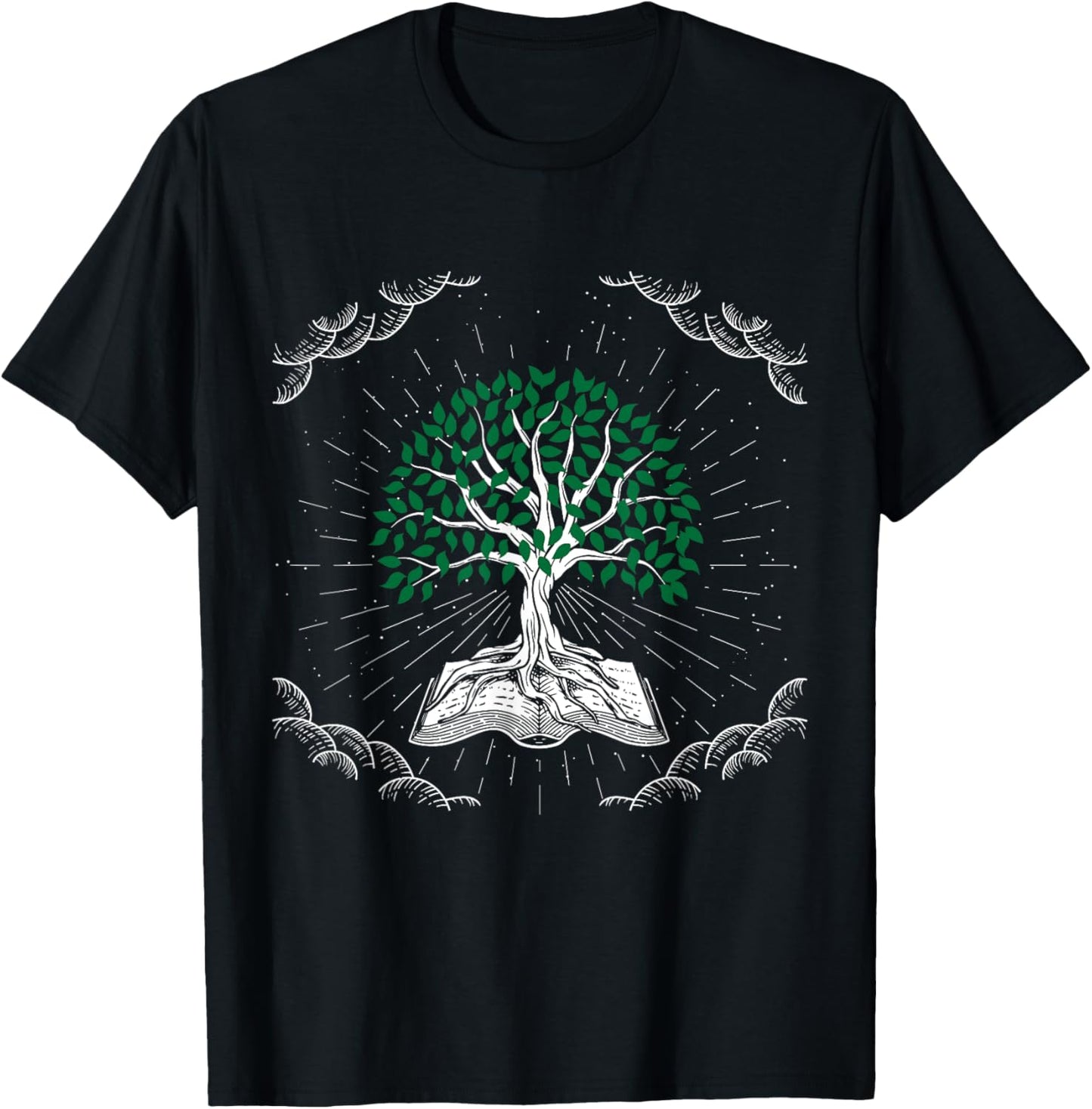 Tree of Knowledge - Tree of Life T-Shirt - T-Shirt | Black