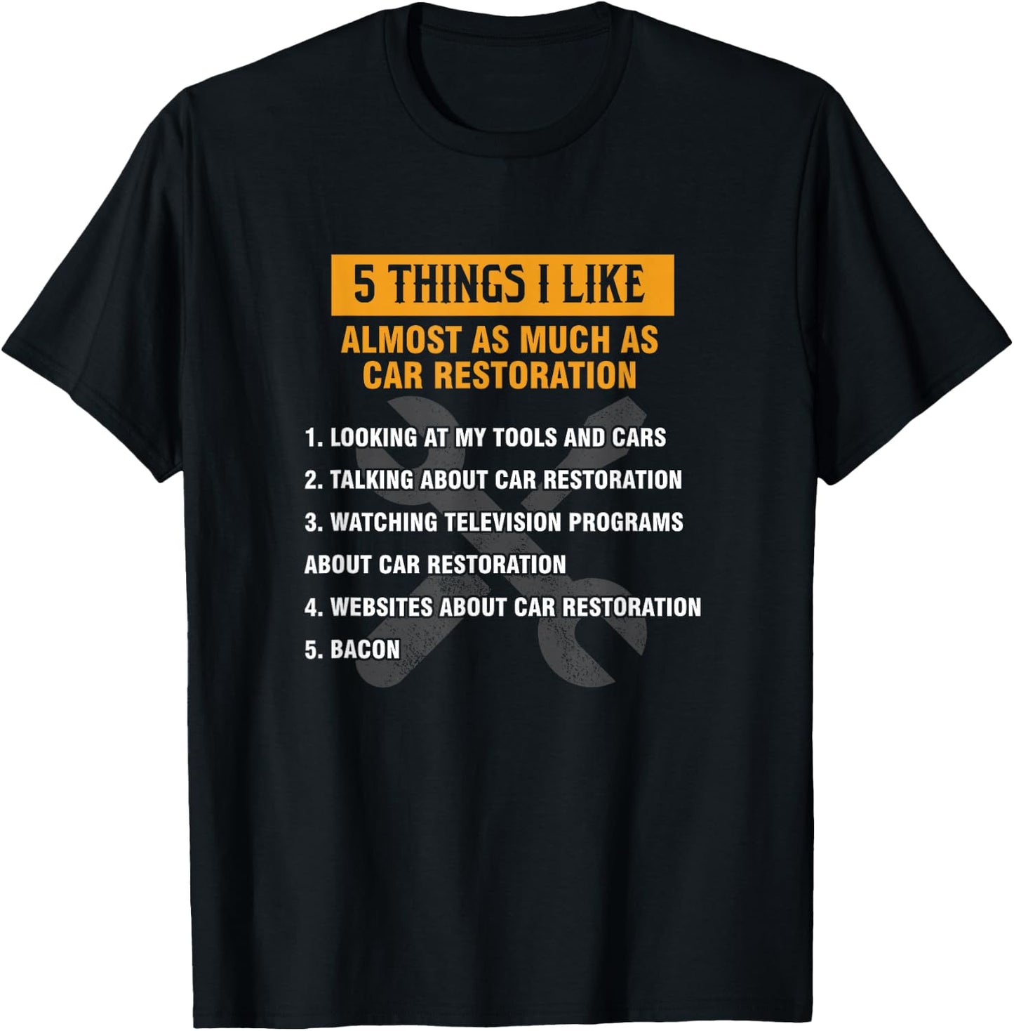 Funny Car Restoration Detailing Car Restorer T-Shirt - T-Shirt | Black