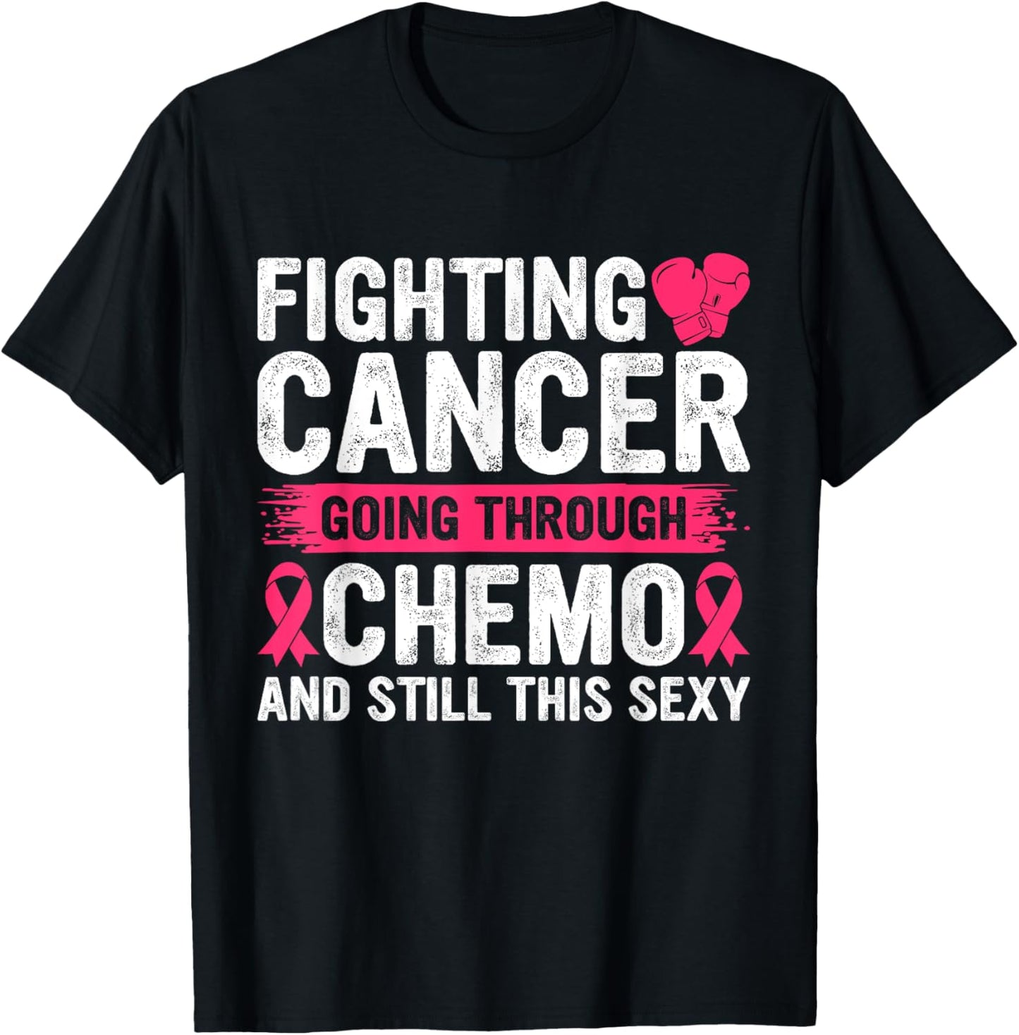 SOMMAS CANCER AWARENESS Funny Cancer Fighter Inspirational Quote Chemo Patient Gift T-Shirt - T-Shirt | Black