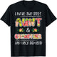 I Have Two Titles Aunt & Godmother And I Rock Them Both Gift T-Shirt - T-Shirt | Black