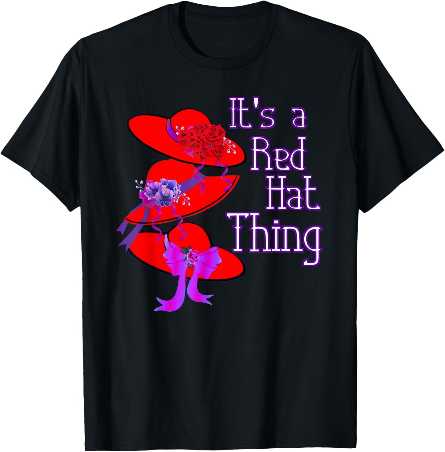 Red Hat It's a Red Hat Thing Gift Small T-Shirt - T-Shirt | Black