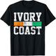 Ivory Coast Shirt National Flag African Pride T-Shirt - T-Shirt | Black
