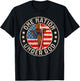 One Nation Under God American USA Flag Patriotic 4th July T-Shirt - T-Shirt | Black