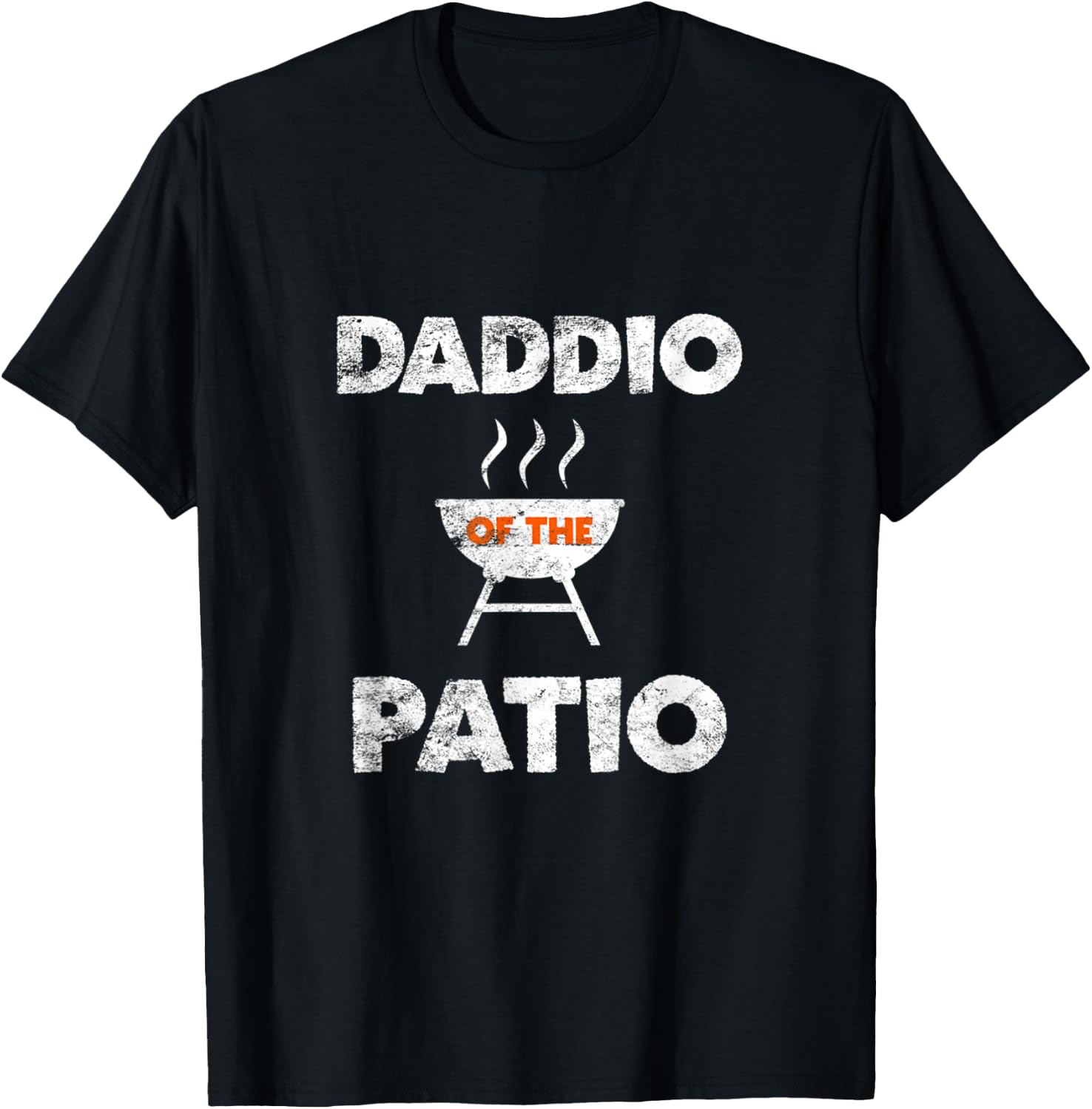 Daddio Of The Patio Grill Daddy BBQ Grilling July 4th Gift T-Shirt - T-Shirt | Black