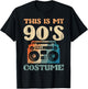 This Is My 90's Costume T-Shirt - T-Shirt | Black