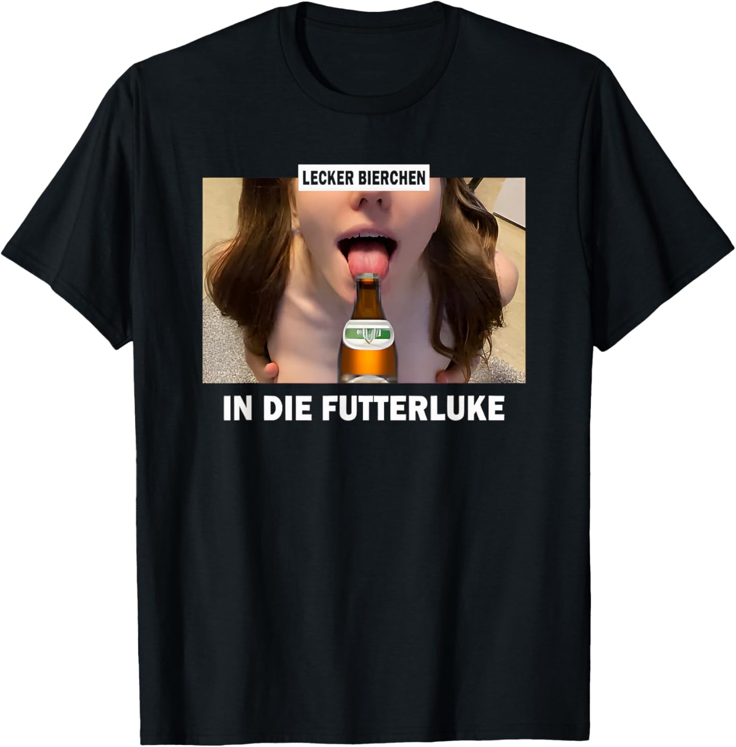 Lecker Bierchen in Die Futterluke T-Shirt - T-Shirt | Black
