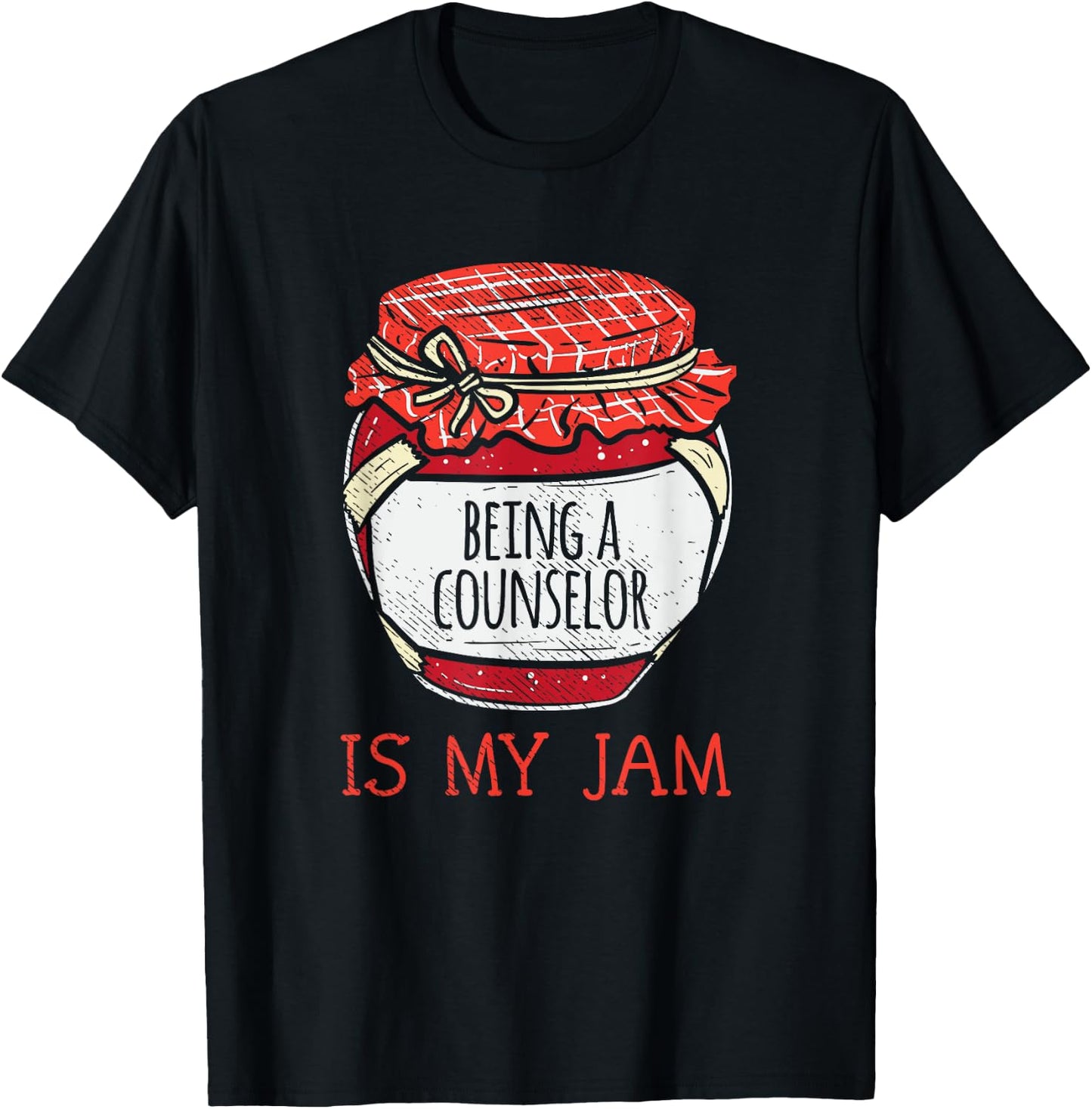 Fun Counseling Appreciation | Funny Cute School Counselor T-Shirt - T-Shirt | Black