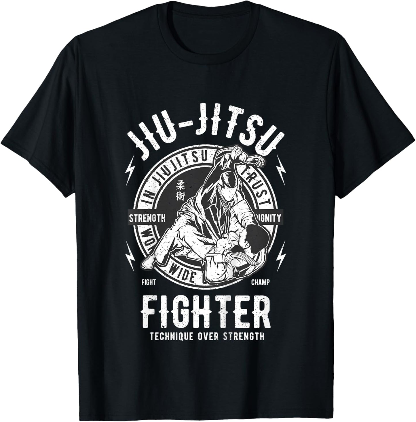 JIU Jitsu BJJ Kids Boy Girl Youth Children Boys T-Shirt - T-Shirt | Black