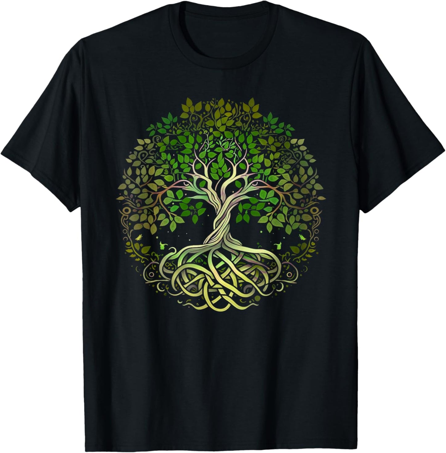 Tree of Life Celtic Knot T-Shirt - T-Shirt | Black