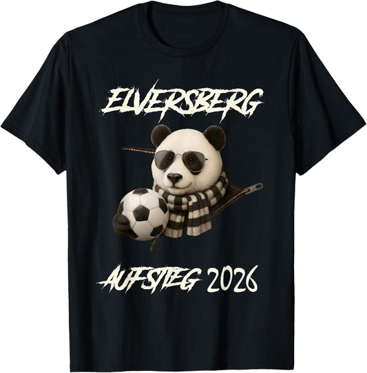 Fußball Elversberg Aufstieg 2026, Aufstiegsfeier T-Shirt - T-Shirt | Black