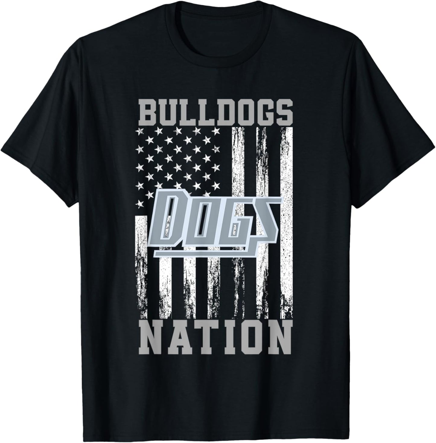 Edmond Memorial Bulldogs Logo Nation HS T-Shirt - T-Shirt | Black