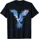 Rising from Ashes Phoenix Firebird Fantasy T-Shirt - T-Shirt | Black
