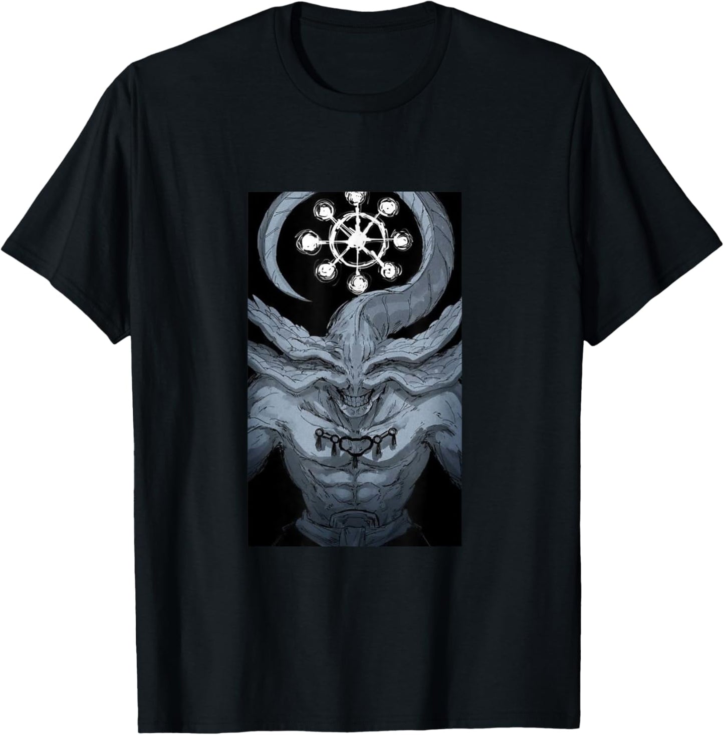 JujuCustoms Anime Apparel , Black, Small, Short Sleeve, , Classic Fit, Anime Graphic T-Shirt - T-Shirt | Black