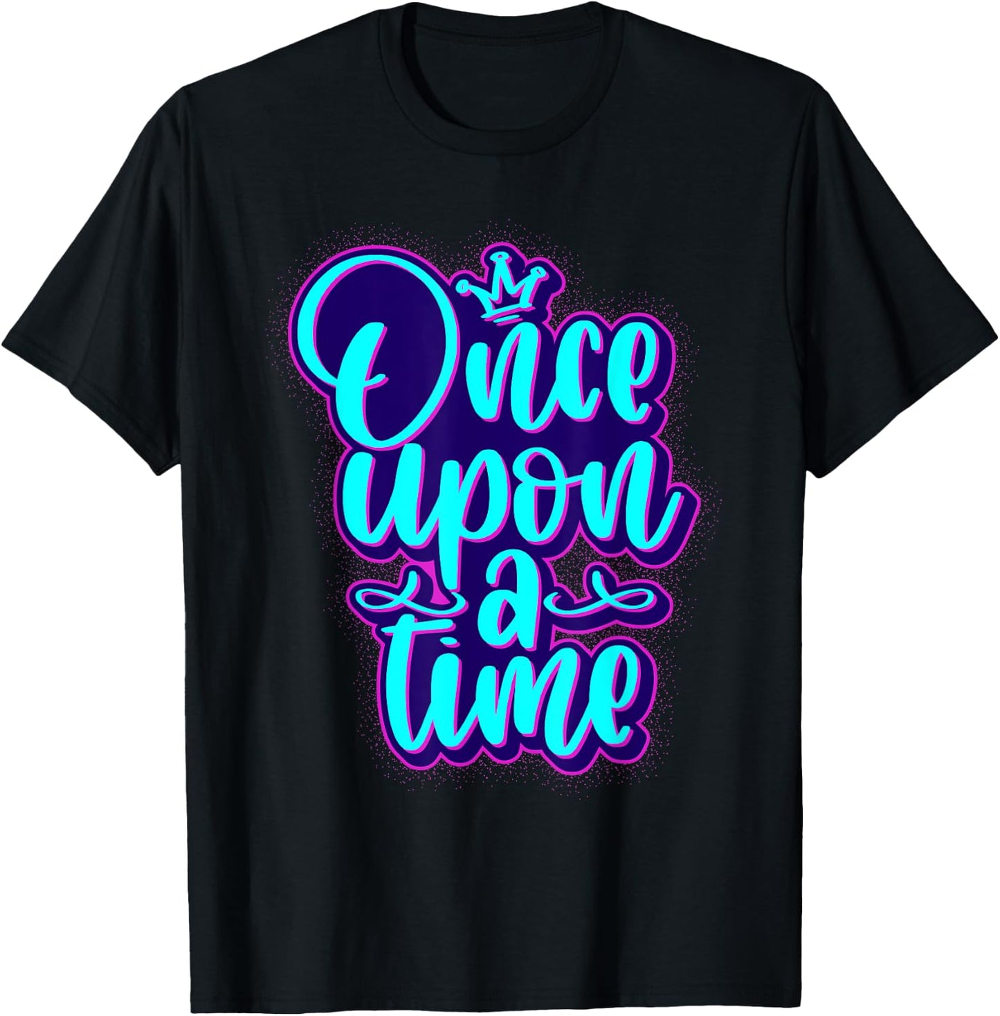 Once Upon A Time Story Fairy Tale T-Shirt - T-Shirt | Black