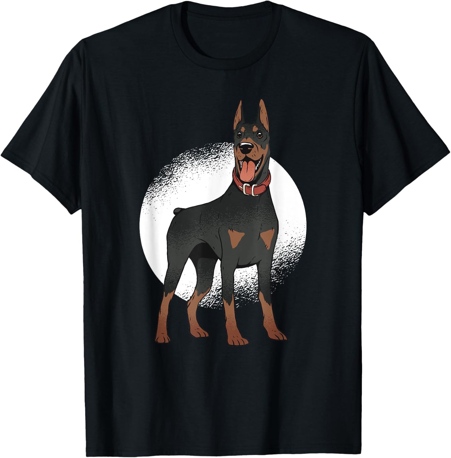 Doberman Dog for Dobie lover, Doberman Mom T-Shirt - T-Shirt | Black
