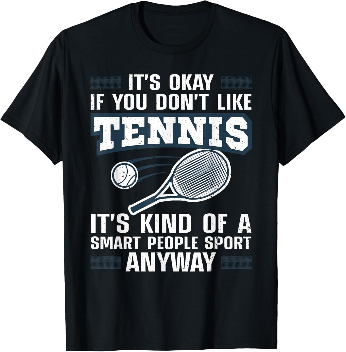 Cute Tennis Women Tennis Players Coach Sports Humor T-Shirt - T-Shirt | Black
