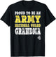 Proud To Be Army National Guard Grandma Military Grandmother T-Shirt - T-Shirt | Black